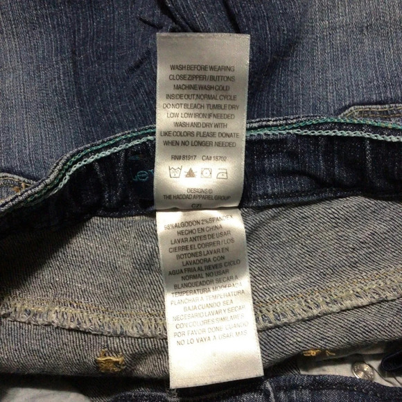 Levi’s Skinny Fit Distressed Denim Blue Jeans - Size 10 - Picture 8 of 9